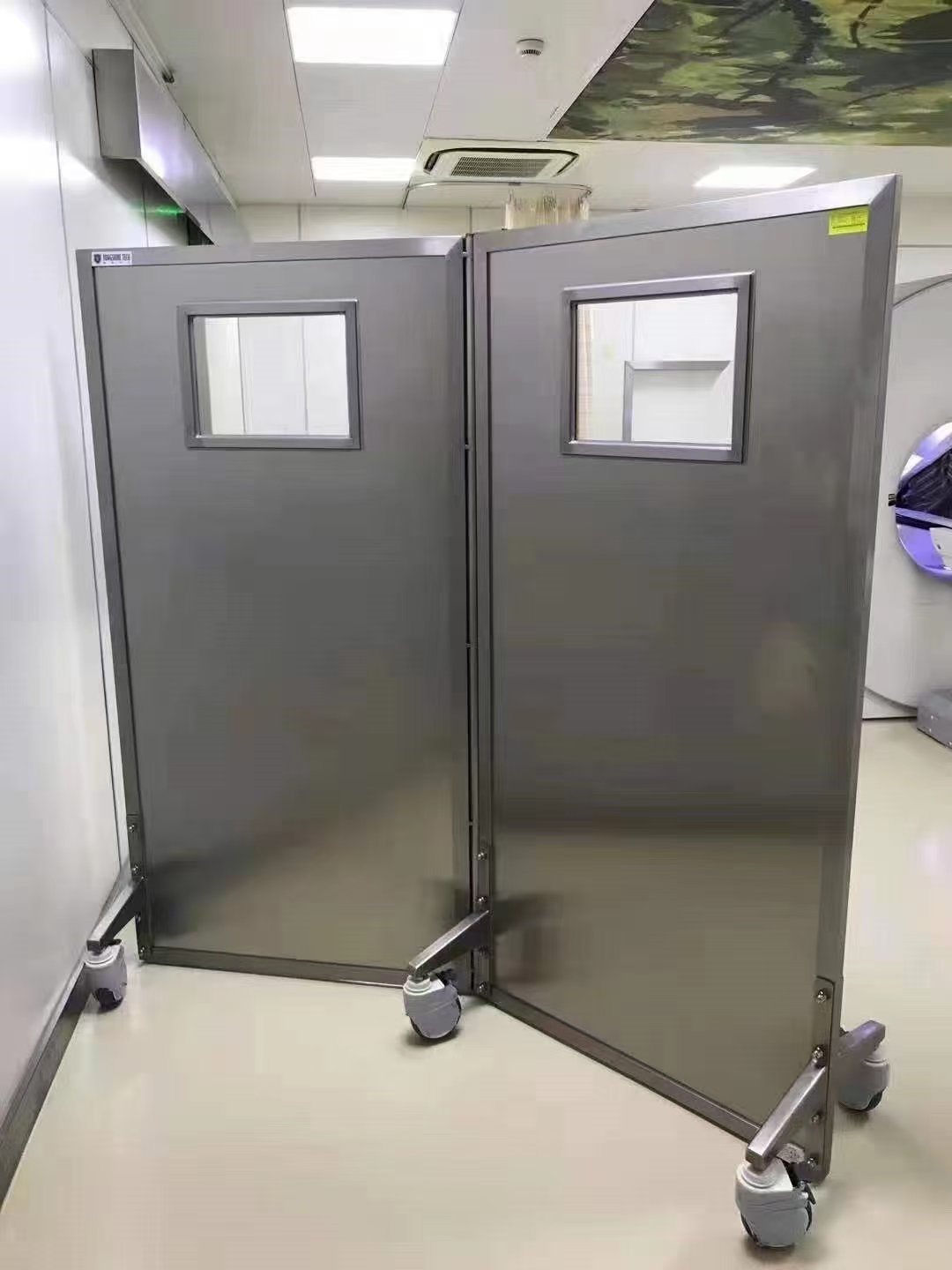 白银隔断双联铅屏风